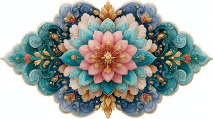 Guochao Lotus Pattern Design