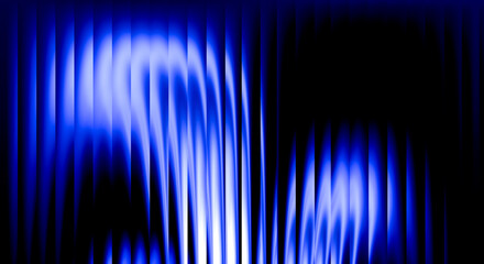 White-light blue-blue glass gradient on a black background — an atmospheric, cybernetic pattern with bright iridescence and a transparent, almost liquid form. 