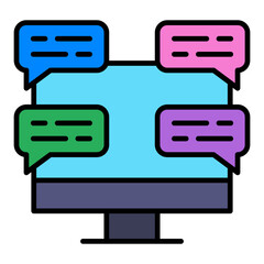 Desktop computer Icon