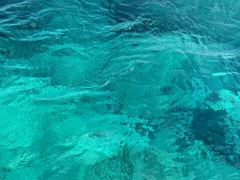 Ocean amazing blue navy clear waters background.