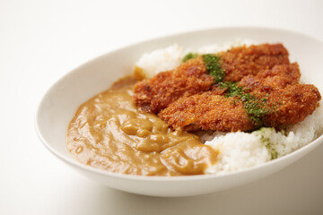 美味しそうなチキンカツカレー　イメージ