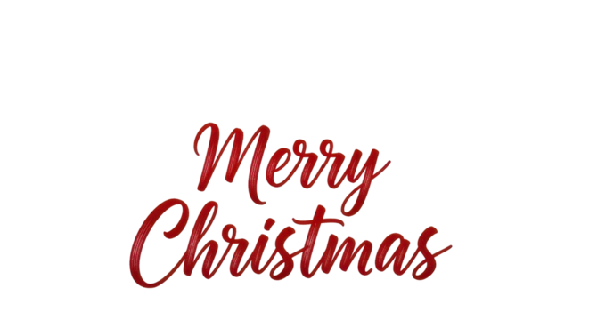 Merry Christmas : Festive lettering adorns a card, ready to be sent to family and friends. A warm expression of joy and goodwill for the holiday season.