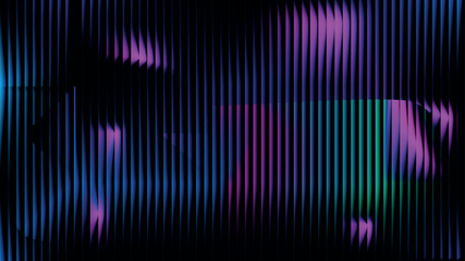 Abstract Background with Vertical Lines Shimmering Color Pattern Wavy Stripe Illustration Elegant Decoration Smooth Shadow Dynamic Design Digital Wallpaper