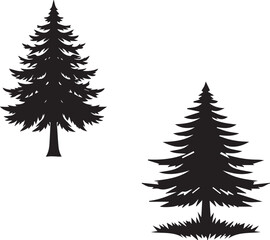 Tree Silhouette Vector Illustration