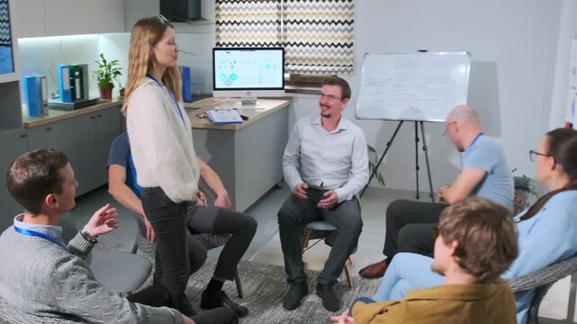 participants share stories, participants share personal stories with facilitator support, participants openly share personal experiences while facilitator fosters engaging group conversation