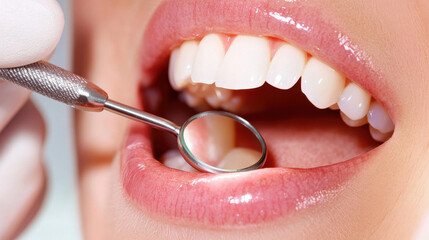 dentist drilling tooth to patient