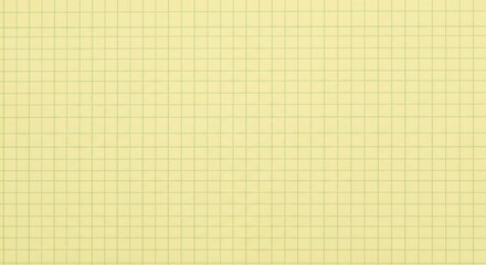 Yellow graph paper texture isolated PNG with Transparent Background