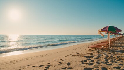 Escape to paradise with this stunning beach scene, turquoise waters, sun-kissed sand, and inviting...