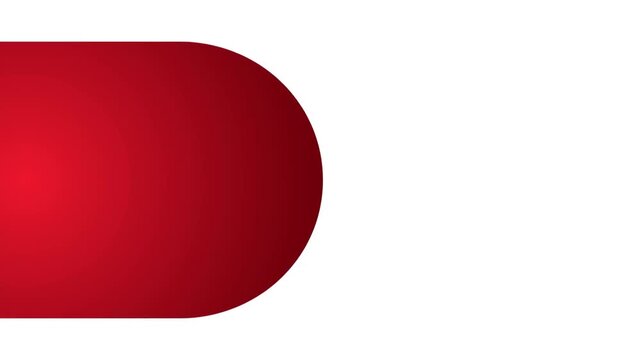 animated slides for business advertisement for presentation, red gradient elements shapes on white background, 