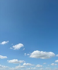 blue sky with clouds