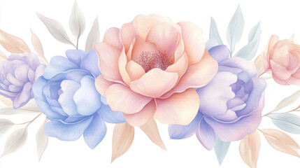 Flower Mandala on a pink and violet