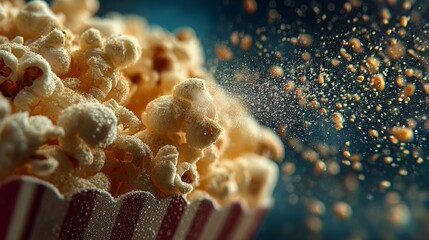 popcorn pattern, cinema background