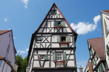 Schmales Fachwerkhaus in Schorndorf