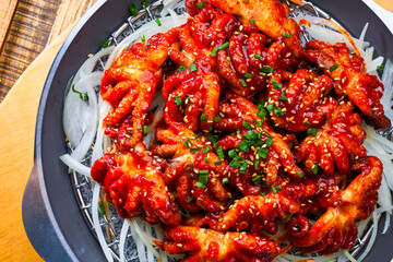 Korean-style grilled octopus