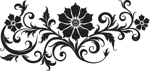 Obraz premium Decorative Floral Vector Bundle