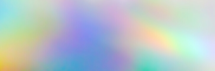 Abstract blur holographic rainbow foil iridescent background