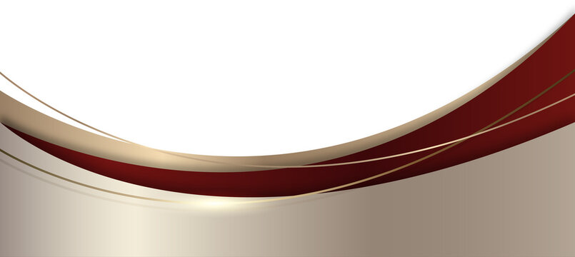 Christmas white gold dark green red purple line curve border corner header footer vector design element