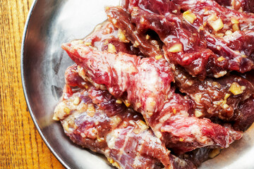 Marinated pork belly