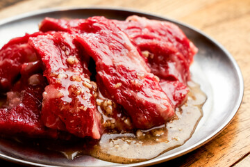 Marinated pork belly