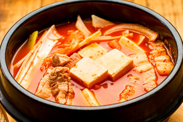 Korean Seafood Tofu Soup