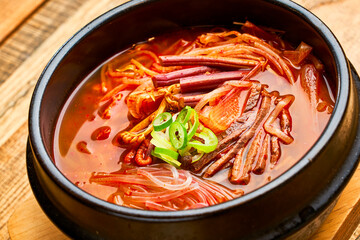 Korean Sauerkraut Rice Noodles
