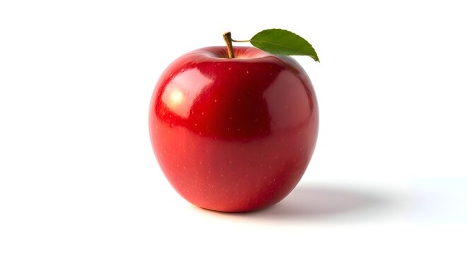 A single red apple on a clean background, symbol of teaching and resilience