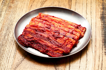 Marinated pork belly