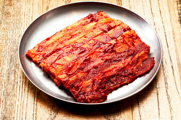 Marinated pork belly