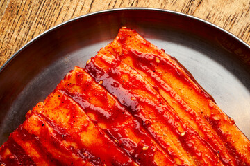 Marinated pork belly