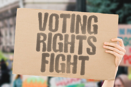 "Voting Rights Fight" Legislative battles rage over voting access and election security reforms nationwide. VOTING. RIGHTS. LEGISLATION.