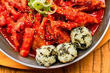 Korean rice cake ball