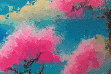 Various oil paintings, flowers, lakes, forests, cowboys, bamboo forests, chrysanthemums, scenery