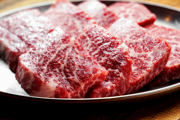 Top-grade Wagyu beef