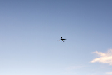 airplane in the sky