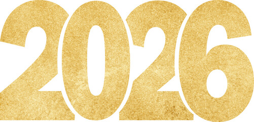 Golden Glitter 2026 Happy New Year