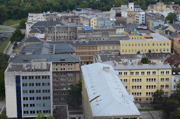 Ostrawa z lotu ptaka, kraj morawsko-śląski, Czechy/Ostrava aerial view, Moravian-Silesian Land, Czechia © Pictofotius
