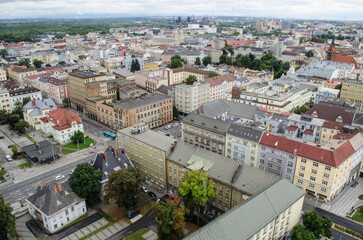 Ostrawa z lotu ptaka, kraj morawsko-śląski, Czechy/Ostrava aerial view, Moravian-Silesian Land, Czechia © Pictofotius