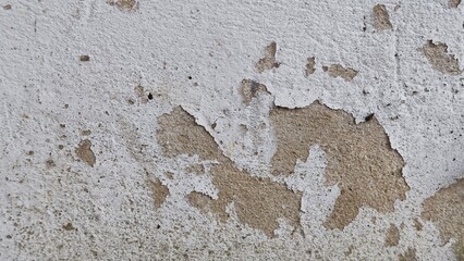 Old rough grunge gray concrete wall texture surface background.