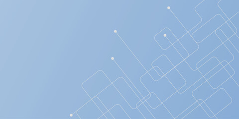 Blue and white gradient abstract background with futuristic striped pattern. Background design with modern digital technology internet connection concept for cover, certificate, presentation.