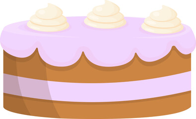 Delightful Cake Icons Collection: Tiered & Single Layer Sweet Treats Set