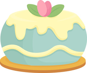 Delightful Cake Icons Collection: Tiered & Single Layer Sweet Treats Set