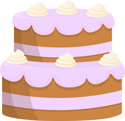 Delightful Cake Icons Collection: Tiered & Single Layer Sweet Treats Set