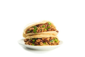 Tongguan Roujiamo Chinese Meat Sandwich Shaanxi Specialty Buns Traditional Food Display