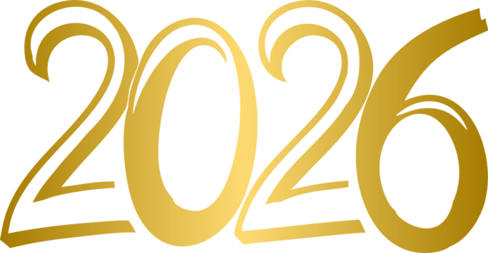 Golden 2026 New Year, Gold 2026 Happy New Year