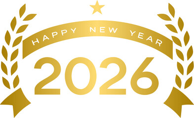 Golden 2026 New Year, Gold 2026 Happy New Year