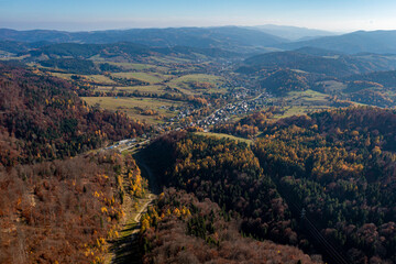 Szczawnik widok z powietrza  © Maciej G. Szling