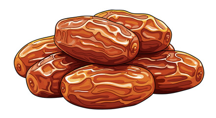 Pile of Fresh Dates A Delicious and Nutritious Treat from the Middle East