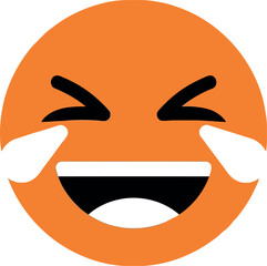 Laughing face emoji tears