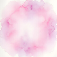 Fototapeta premium Watercolor texture, Pink, Pastel, Soft focus, Blurred, Abstract, Background, Vignette, White center, Light pink, Subtle purple, Dreamy, Romantic, Feminine, Delicate, Wash effect, Fluid, Aquarelle, Ink