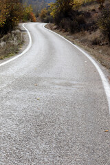 Road in the mountains. Journey.